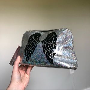 sequin makeup bag VS london fashion show 2014
